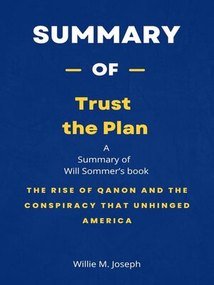 cover image of Summary of Trust the Plan by Will Sommer